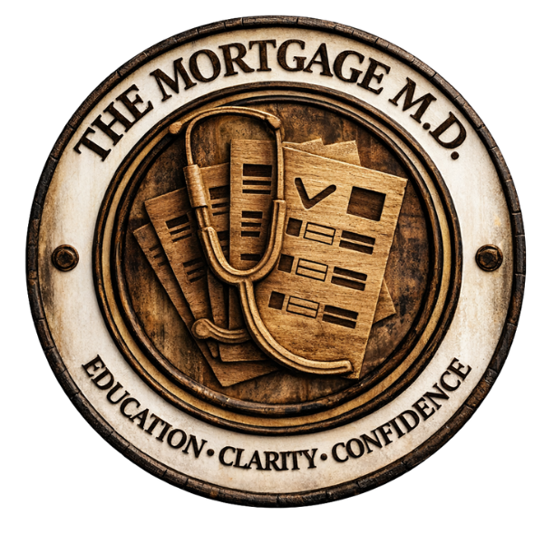 The Mortgage MD medallion logo